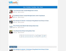 Tablet Screenshot of klikcara.com